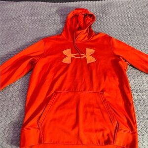 LG  darker orange ColdGear Hoodie